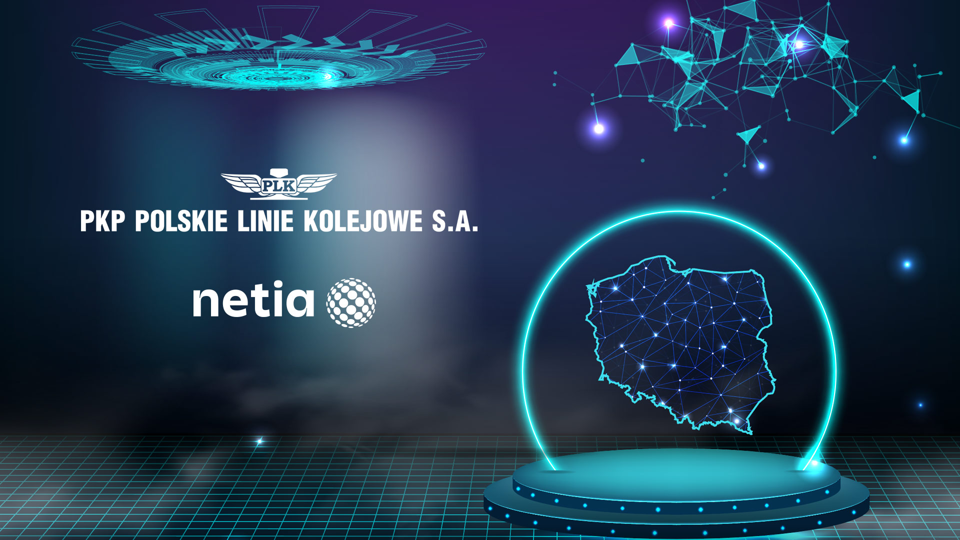 Netia wybudowała sieć IP VPN dla PKP PLK