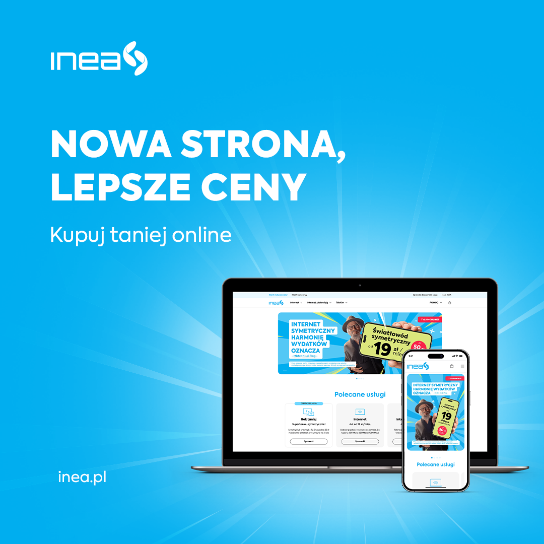 Nowa strona internetowa ma pomóc Inei w efektywniejszej sprzedaży usług