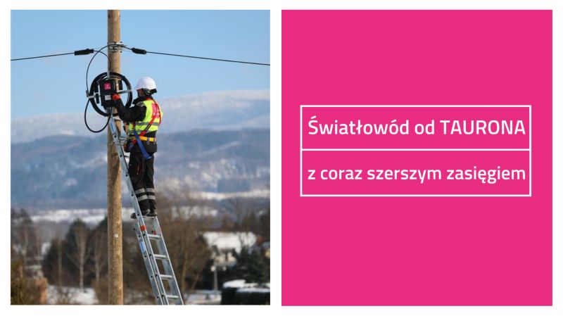12 operatorów świadczy usługi światłowodowe na sieci Taurona budowanej  z KPO