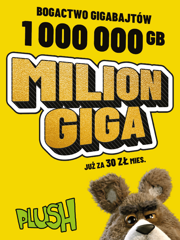 Plus ruszył z nowym wyścigiem – milion gigabajtów na miesiąc w pre-paid