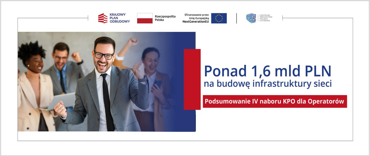 209 wniosków w 4. naborze KPO na budowę sieci. Połowa białych plam  z szansą na światłowód