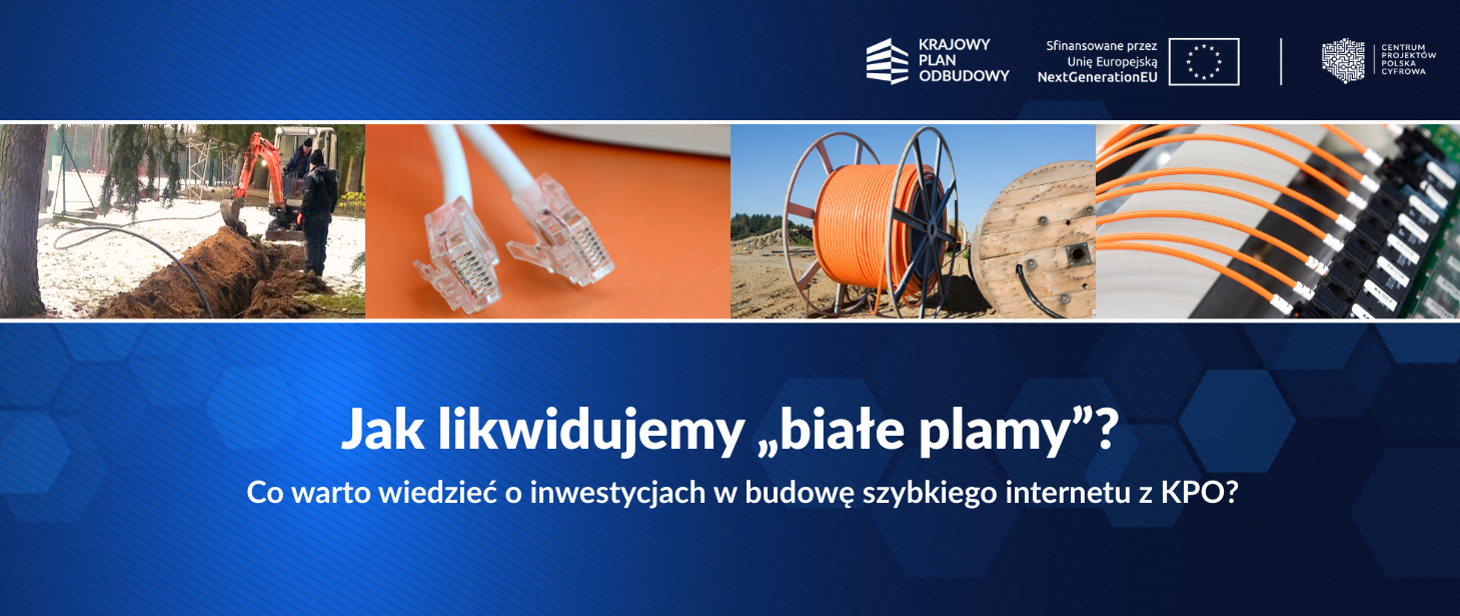 CPPC wyjaśnia, jak to jest z „białymi plamami” w światłowodowych projektach KPO