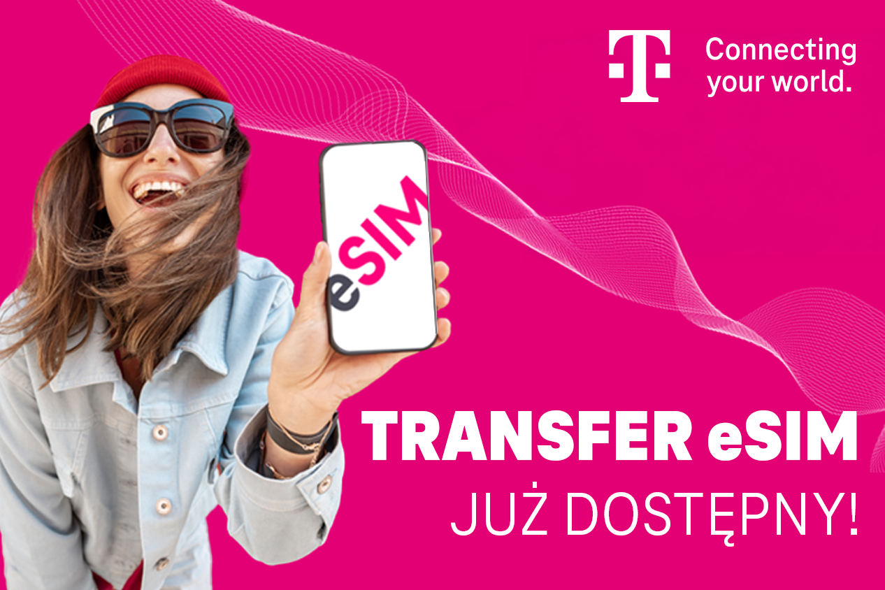 W T-Mobile przeniesienia eSIM-a między urządzeniami  z Androidem klient może dokonać sam