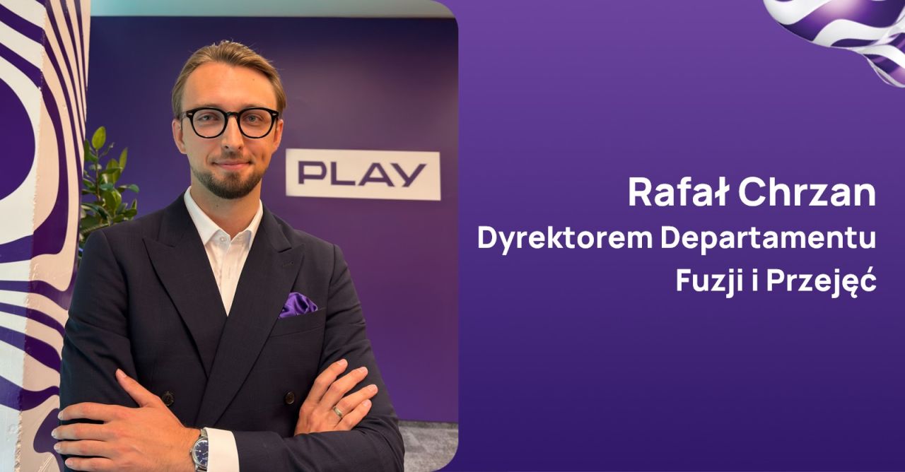 Play ma nowego dyrektora od fuzji i przejęć