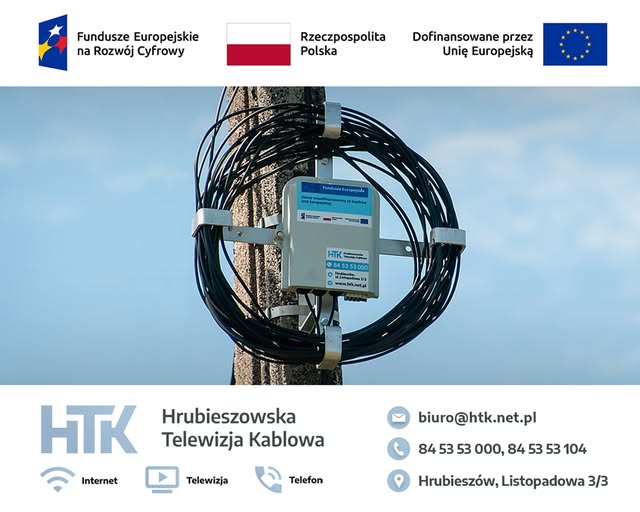 HTK pędzi z projektem budowy sieci z FERC w powiatach hrubieszowskim i zamojskim