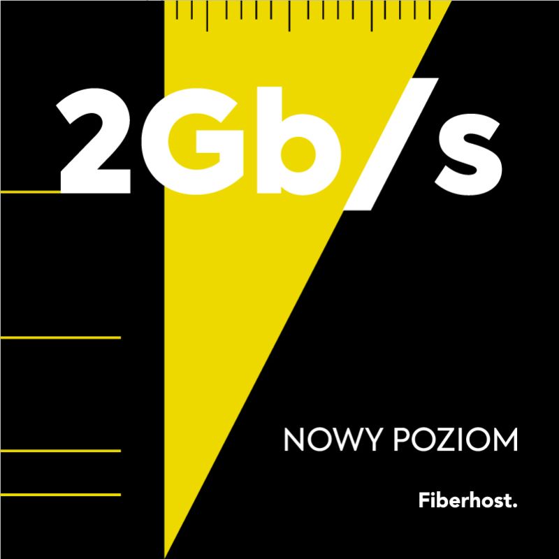 Fiberhost z ofertą  2,5 i 8 Gb/s najpierw startuje w Poznaniu i okolicach
