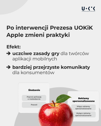 Skuteczna presja UOKiK-u na Apple